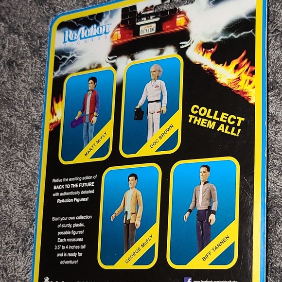 Back to the Future ReAction Action Figure - BIFF TANNEN (NIP) - Picture 3 of 3